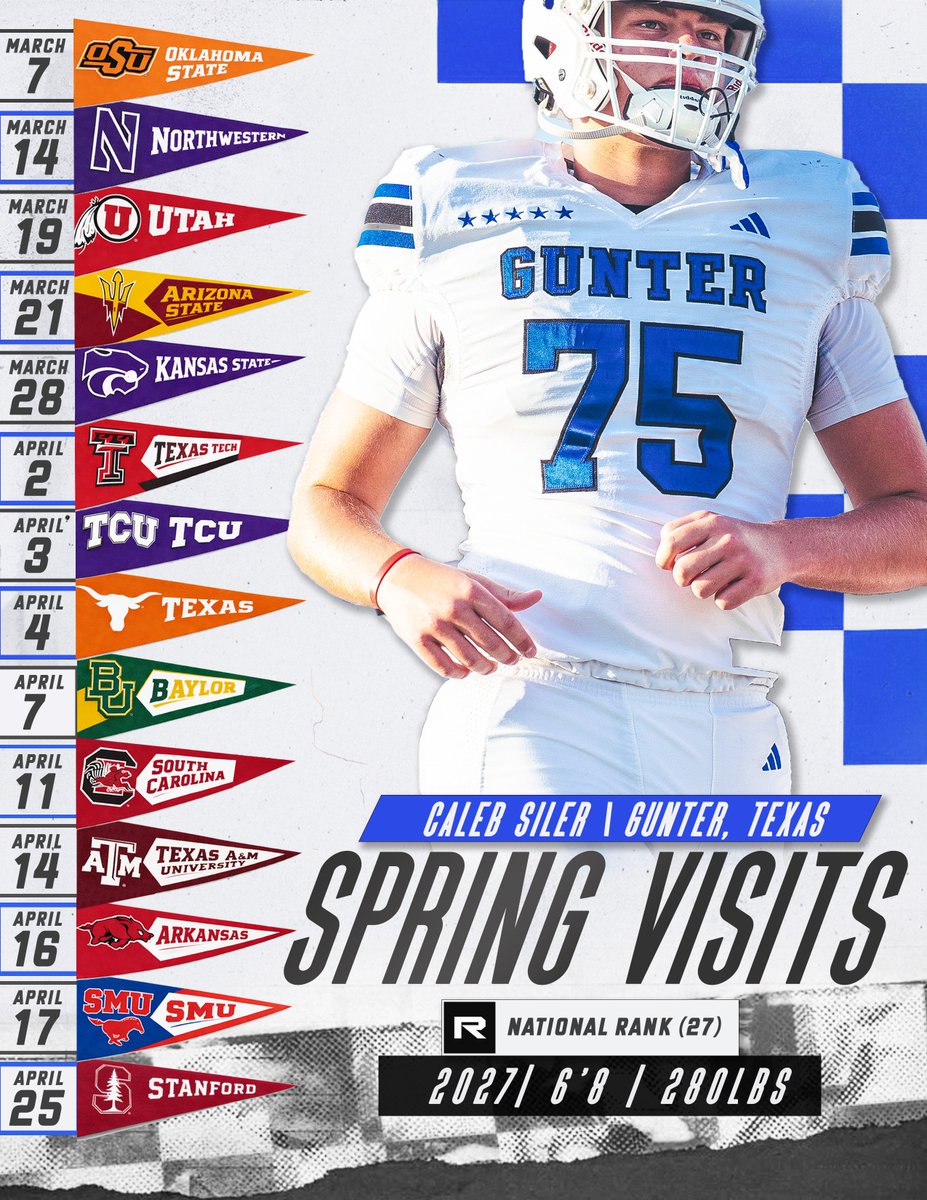 Caleb Siler - 6’8, 280lb OT 2027 tweet media