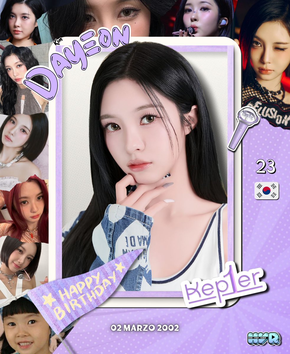 Highviewradio_'s tweet photo. 🎂 ¡FELIZ CUMPLEAÑOS DAYEON! 🥳
→ Un día como hoy hace 23 años (02 marzo 2003), nacía la cantante y miembro de kep1er, Kim Dayeon. 💜🇰🇷🎉
#김다연 #DAYEON #Kep1er #케플러
#HAPPYDAYEONDAY #ダヨン
#CUMPLEAÑOS #HAPPYBIRTHDAY
#HIGHVIEWRADIO #HBD #KPOP https://t.co/RcURUCccs8