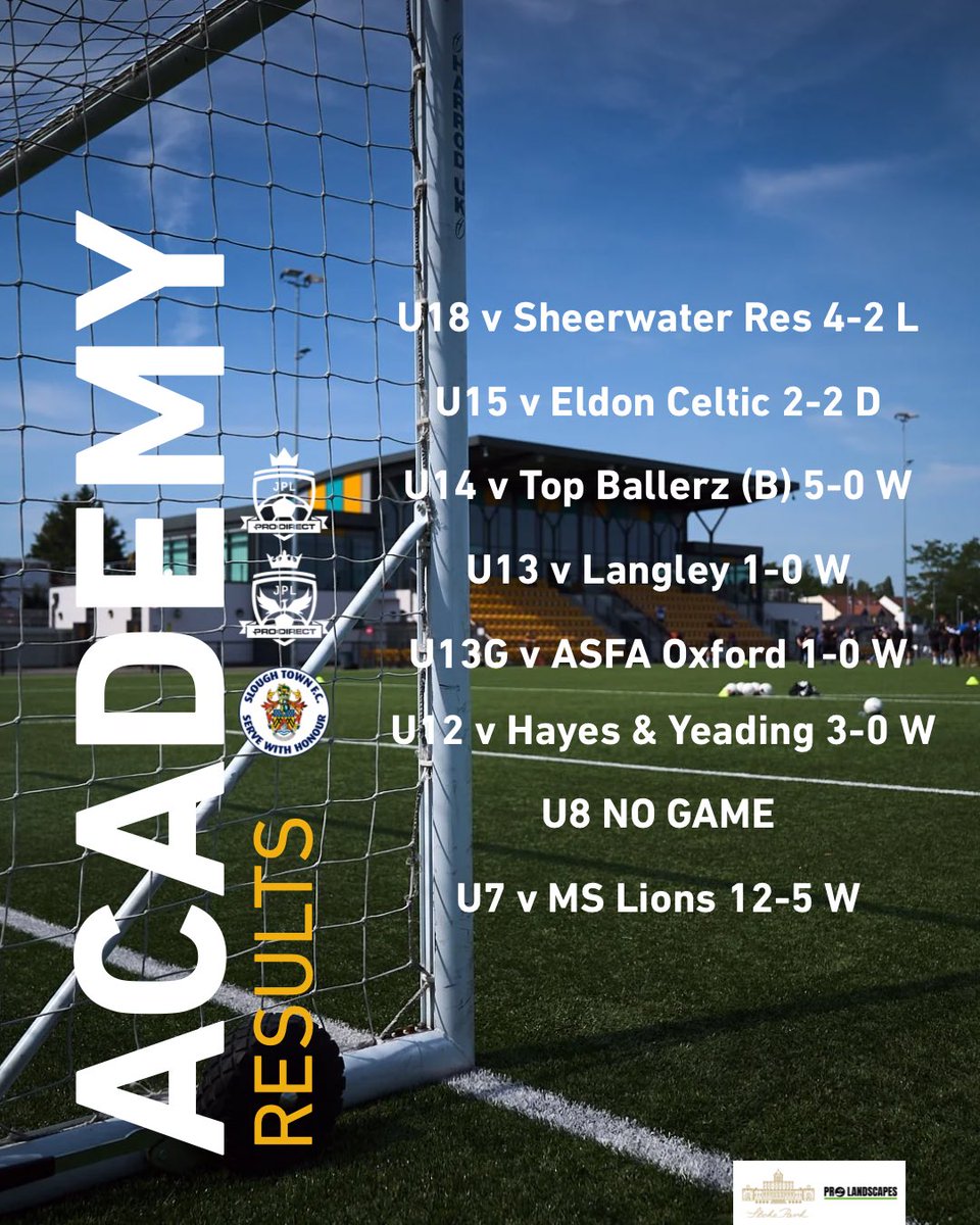 Slough Town Football Academy tweet media