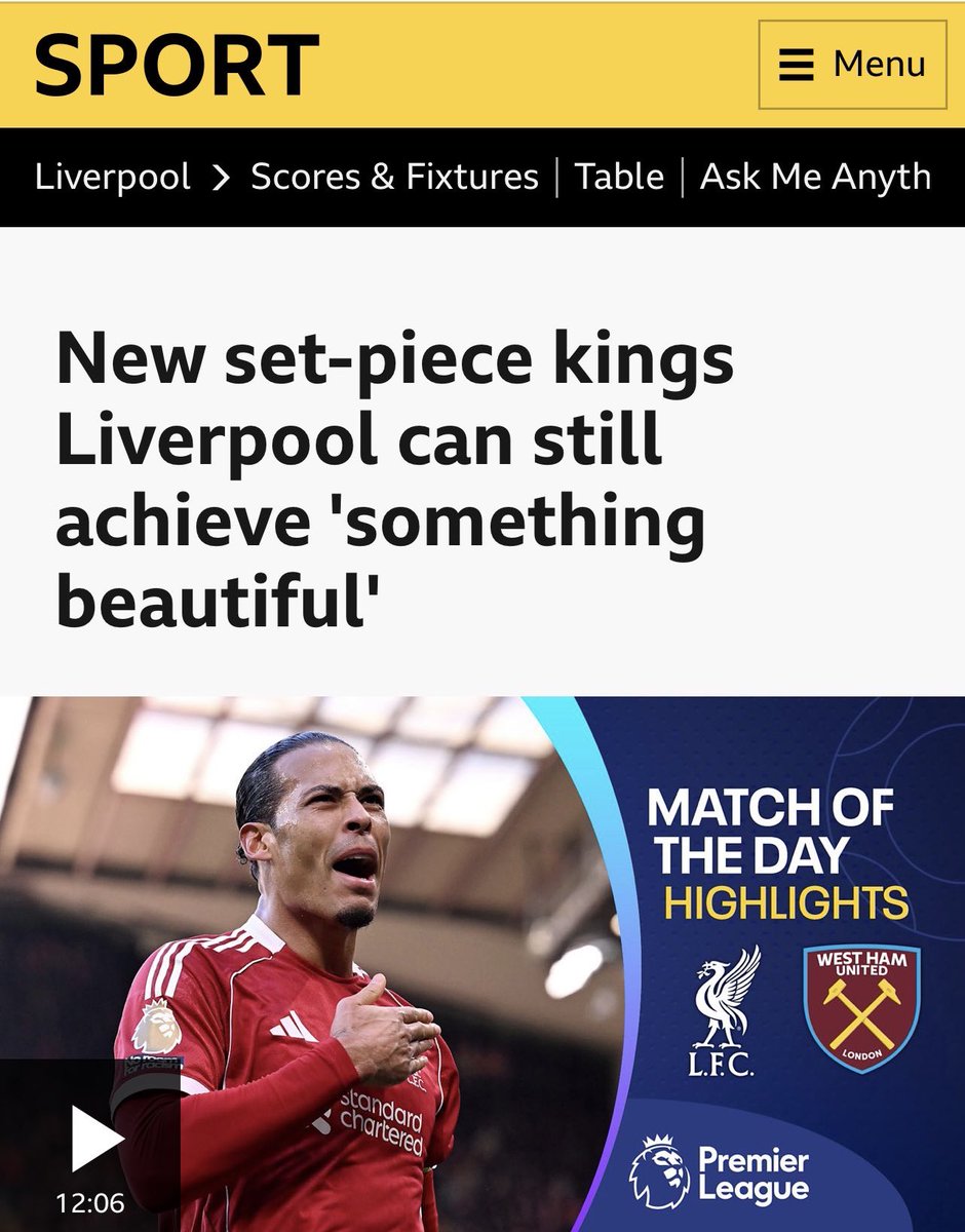 I can feel you guys pain, Arsenal last eight games no corner kick goal and today Arsenal scored two goals from corner and everyone is shouting, Liverpool scored three goals from corner in the first half yesterday and the talk is different.