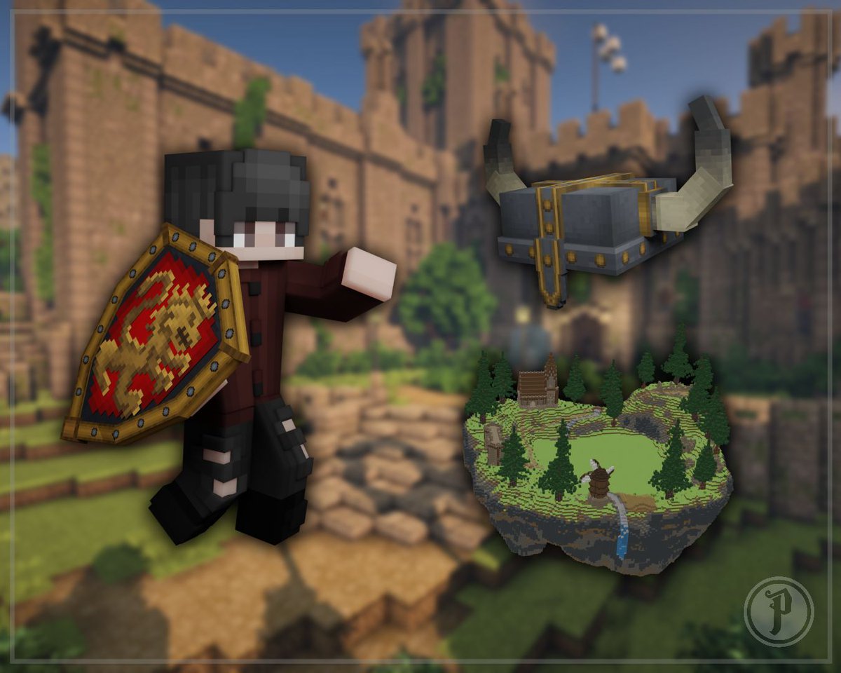 PotterworldMC's tweet photo. ⚔️ | Travel back in time and experience magic, the Medieval Ages, and Vikings with the new Enchanted Ages Store Releases! This includes The Magic Runeblade, Viking Helmet, and much more! ✨ 🔮

#minecraft #magic #fantasty #gaming #shopping #style https://t.co/ODT4Cn6jIL