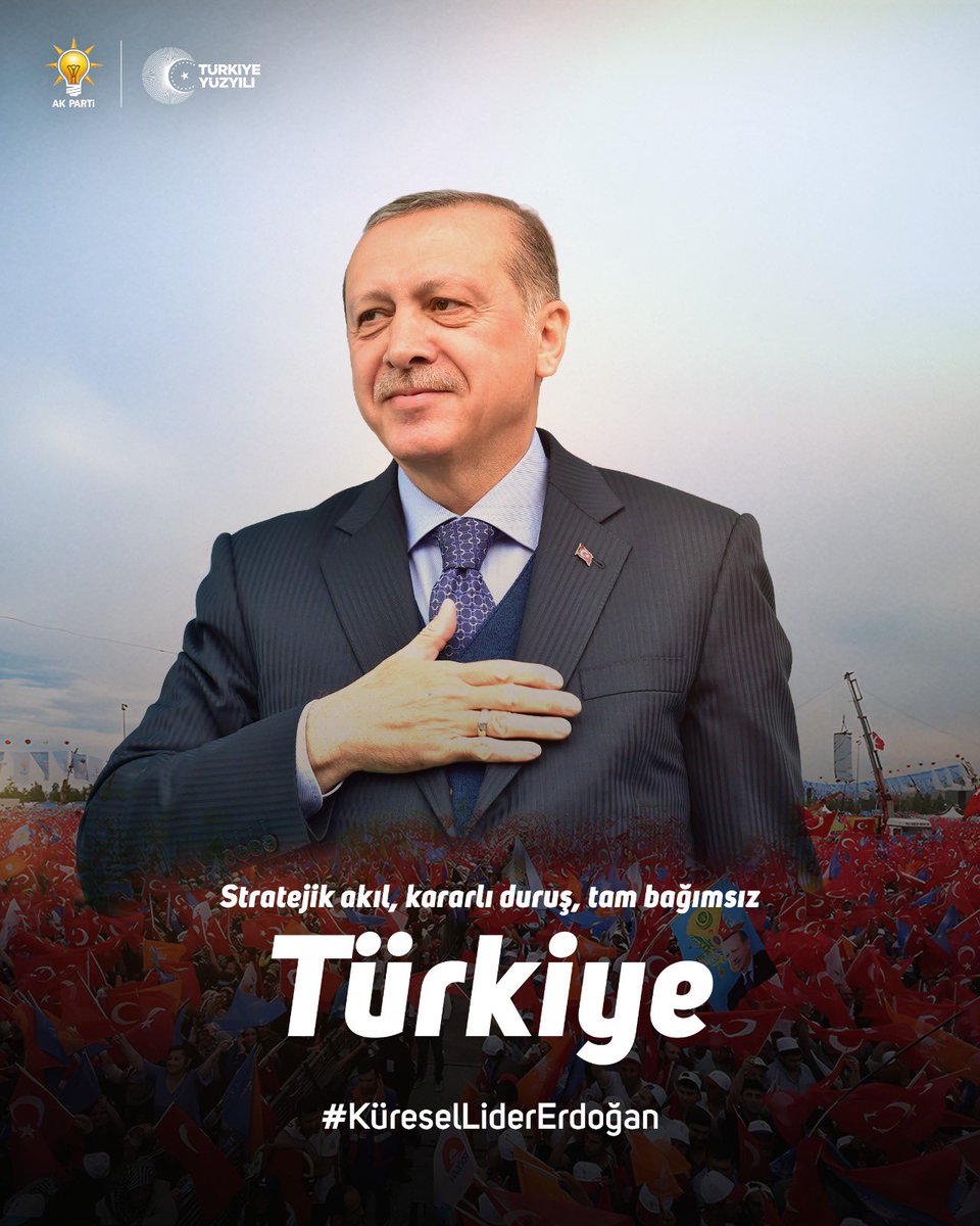 Stratejik akıl, kararlı duruş, tam bağımsız Türkiye. 

#KüreselLiderErdoğan