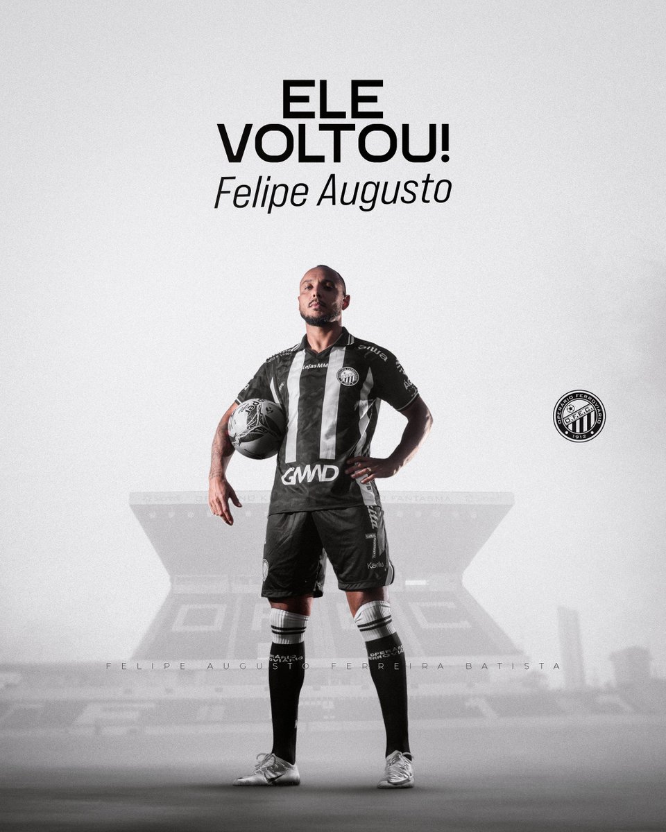 OFECoficial's tweet photo. O CALVINHO TÁ ON: Felipe Augusto está de volta ao Fantasma 👻🔛

O atacante volta a vestir a camisa alvinegra após passagens importantes pelo Fantasma e uma trajetória construída com forte identificação com o clube e a torcida, além de ter sido o artilheiro da equipe em 2023.

Além dos números, Felipe Augusto construiu uma relação sólida com o clube ao longo de suas passagens, sendo um dos líderes do grupo nas passagens anteriores, identificado com o projeto e torcida alvinegra, e respeitado por sua entrega em campo e comprometimento com a camisa do Operário.

Confira o anúncio completo em: https://t.co/2OF6RpmNzO

Bem-vindo de volta! 👏💪

#SouFantasma

✍️ @enzobinotto • OFEC