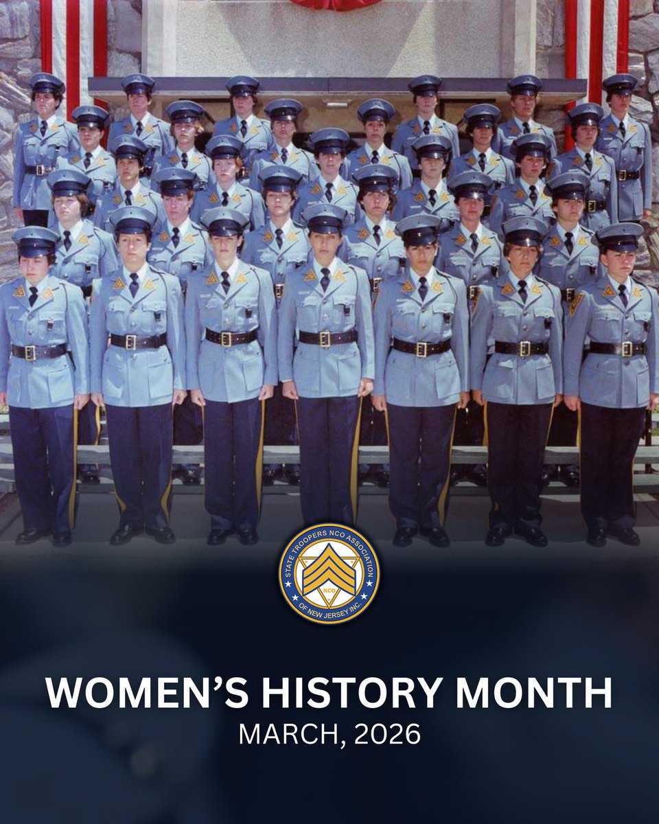 March is Women’s History Month and we celebrate the women who serve in the NJ State Police, lead, and make a difference every day.