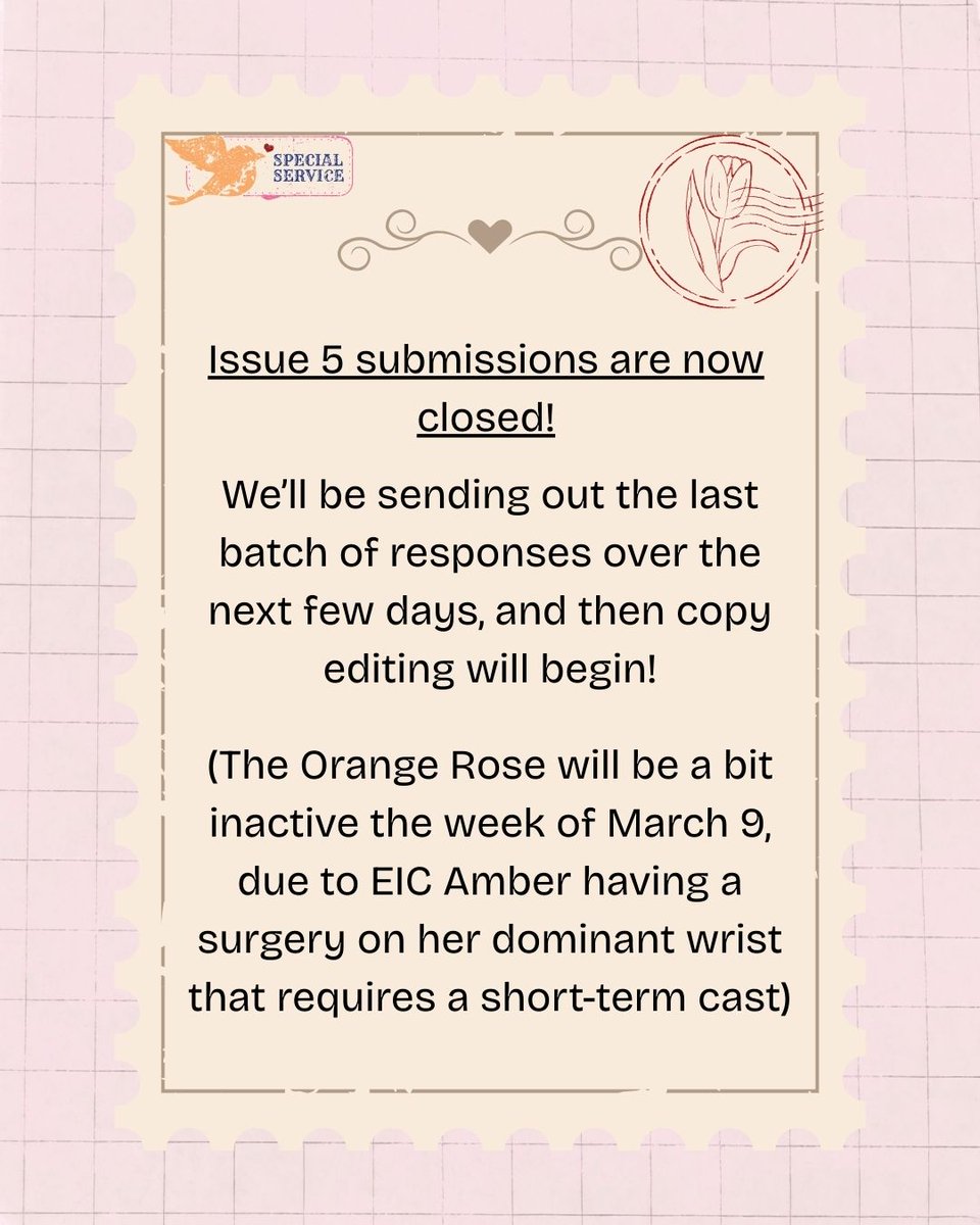 The Orange Rose Literary Magazine tweet media