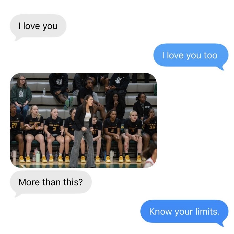 LMCBobcatsWBB's tweet photo. know your limits. https://t.co/V5kXD4KwvH