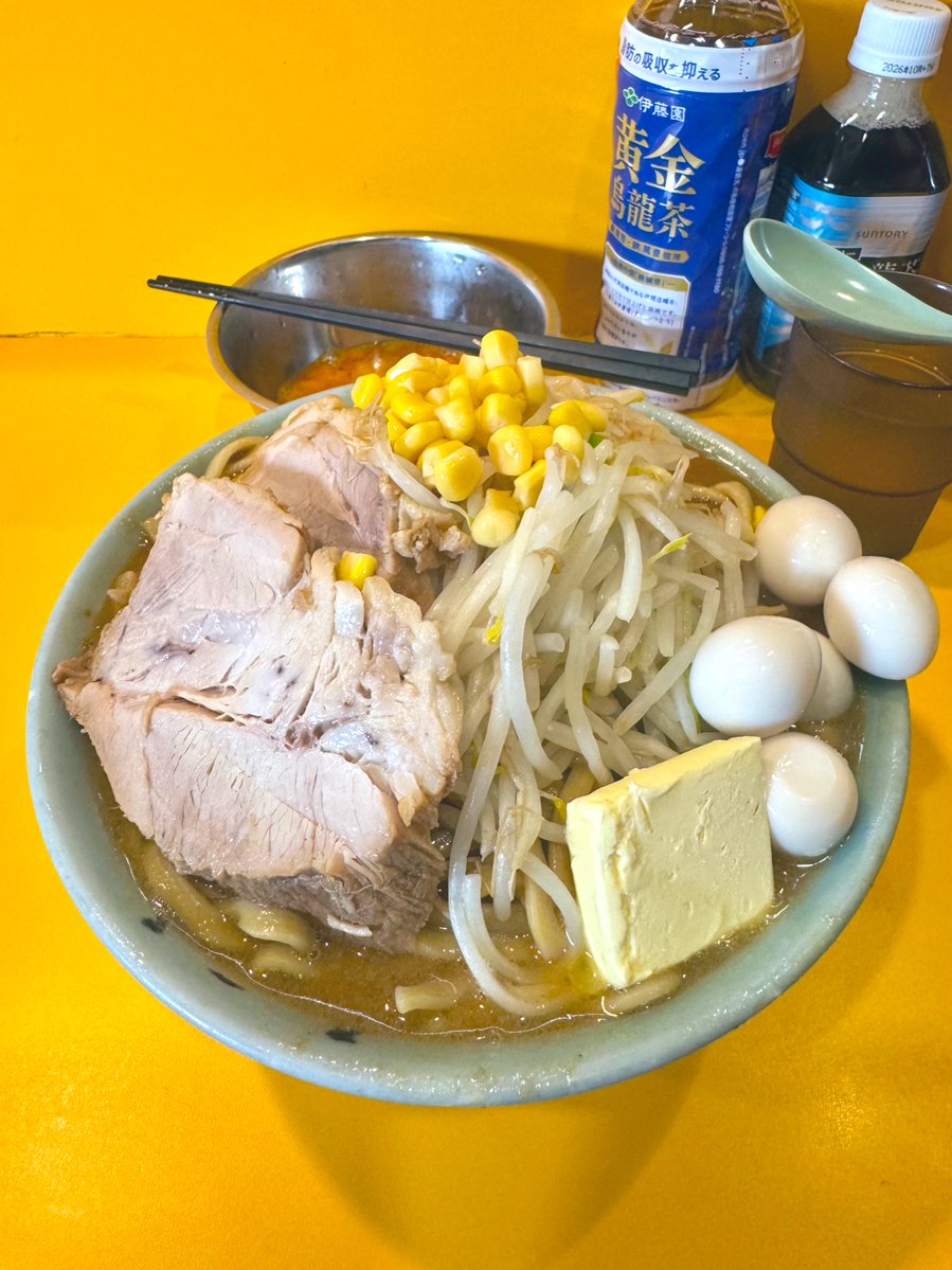 ラーメン二郎 八王子野猿街道店2『みそまろ』 ナッツ香る甘めな味噌と