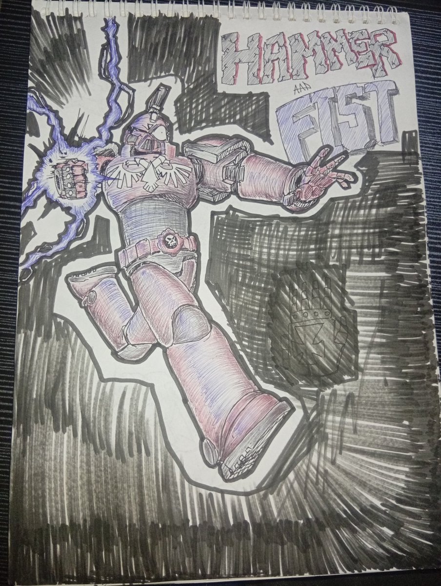 THE HAMMER FIST 
#warhammer40k #WarhammerArt