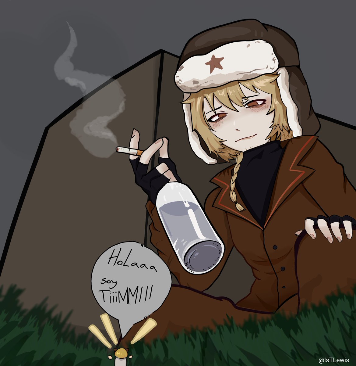 Holaaaaa, estaba aburrida y vi en pinterest un dibujo que me recordó a mi novia, digo, a Nova. De paso dibujé al insoportable de Timmy ✌️
Nova tendria que tener un apartado de comunidad 🥀
#JustNovaFanart