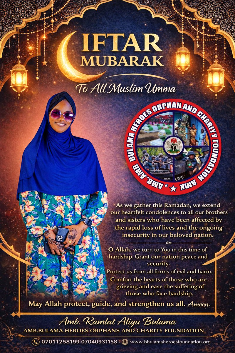 RamlatBulama's tweet photo. Iftar Mubarak https://t.co/l3TcQ7KQSK