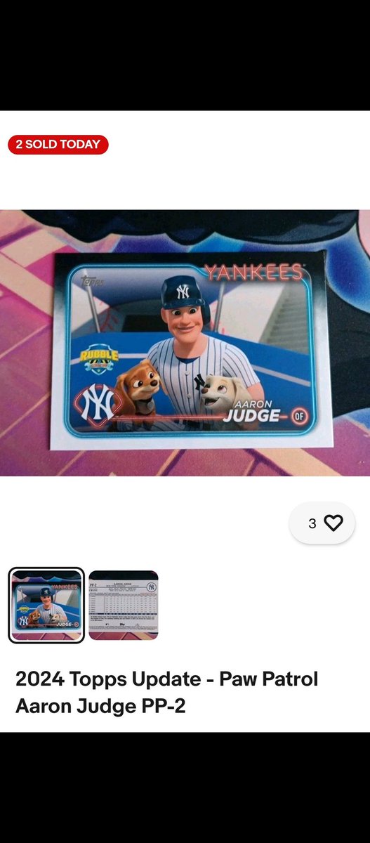 dsmitty784's tweet photo. @eshecker @sports_district @eBay I'm looking for this card or any version with the paw patrol https://t.co/RQ1MD5l9PZ