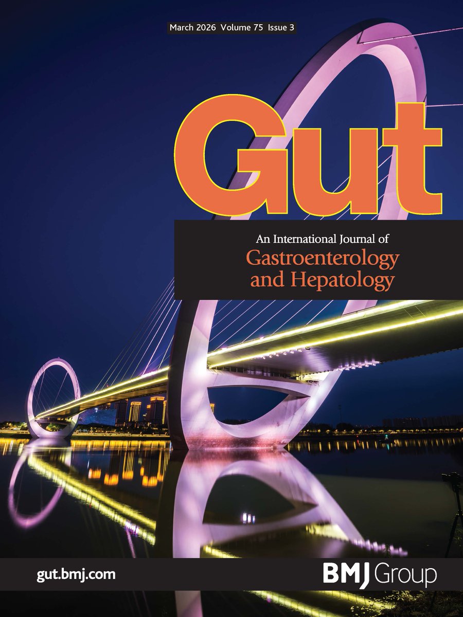 Gut_BMJ's tweet photo. #GUTCover #GUTFrontCover

The stunningly beautiful Nanjing Eye Footbridge, Nanjing, Jiangsu Province, China. Read in this issue the great work by Chen et al reporting a two-step clinical care pathway to predict MASLD-related advanced fibrosis and long-term outcomes in type 2 diabetes via

https://t.co/89rKEk3kr5