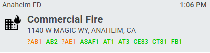 incidnt_tracker's tweet photo. Breaking: Anaheim, California, currently Anaheim fire department is responding to 2 separate fires, one in California Adventure that has now since been canceled by Disneyland fire and another that is involving the monorail. https://t.co/aVBc6c09Wl