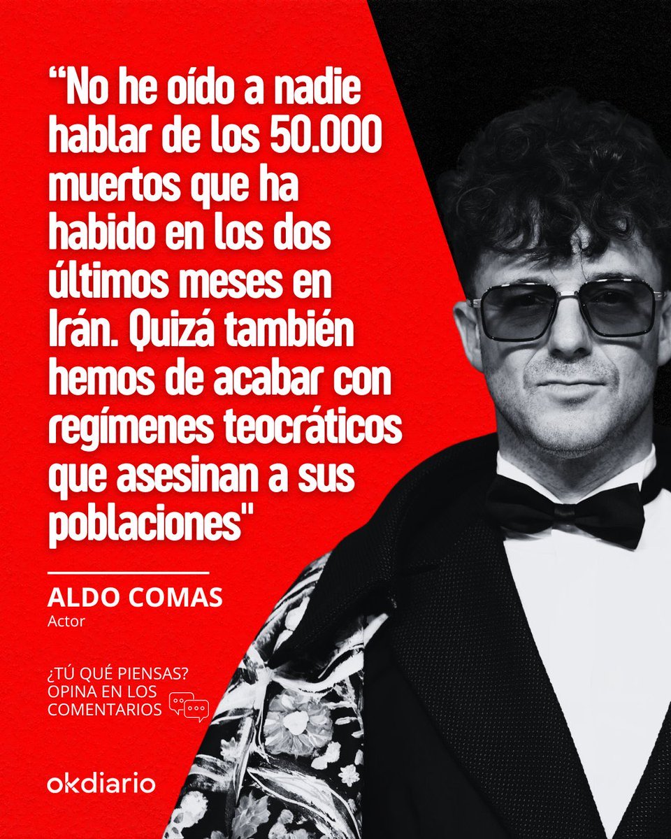 Todos mis respetos a este actor, por no dejarse llevar por la turba de rojos miserables que componen el panorama del cine español…