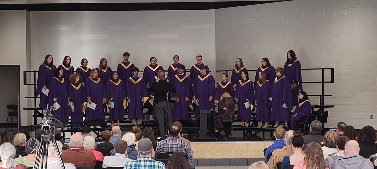 Sunday (3/1) saw our HS Choirs hold their annual Winter Concert. Concert Choir performed at 2:00 &amp; A Cappella performed at 4:00. This was a chance to be critiqued and practice for contest. Both ensembles did a lovely job and help set a peaceful tone for the day.
#BryanBuilt