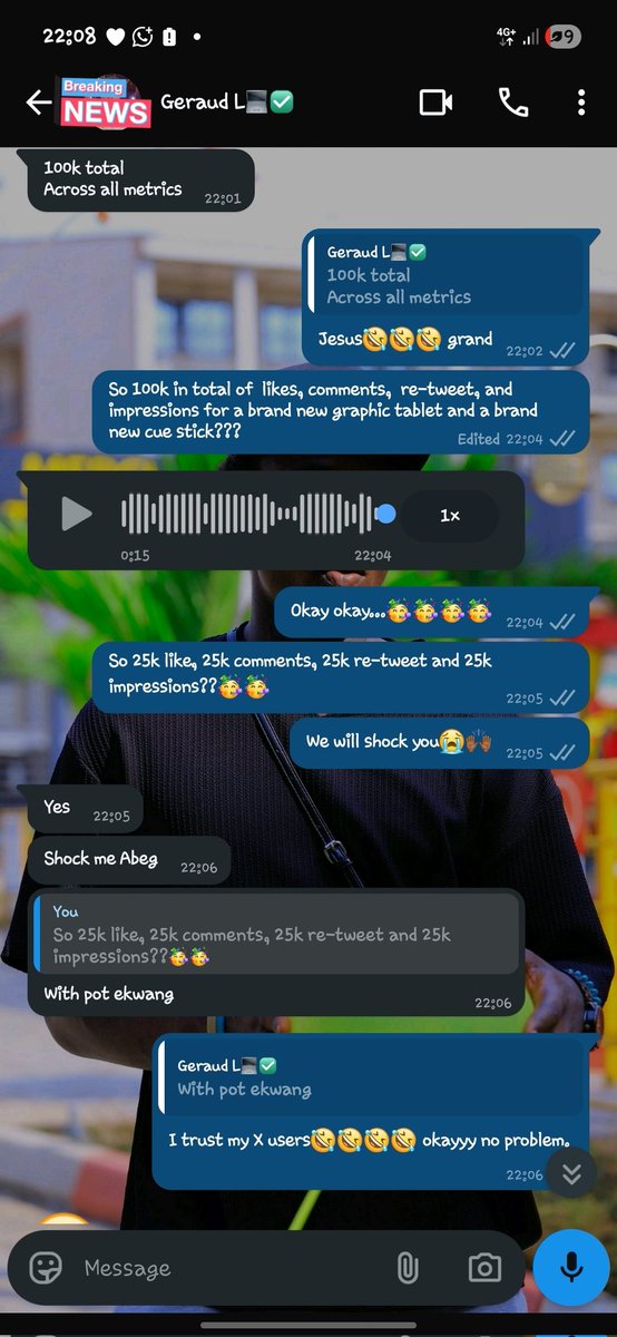 My brother promised to offer me a desireable birthday gift guys😭... but he's conditioned me. It is possible? I l ow it is. I have faith in you all. I need a total on 100k all sum as on chat... please lets make it happen 🤲🏾🤗