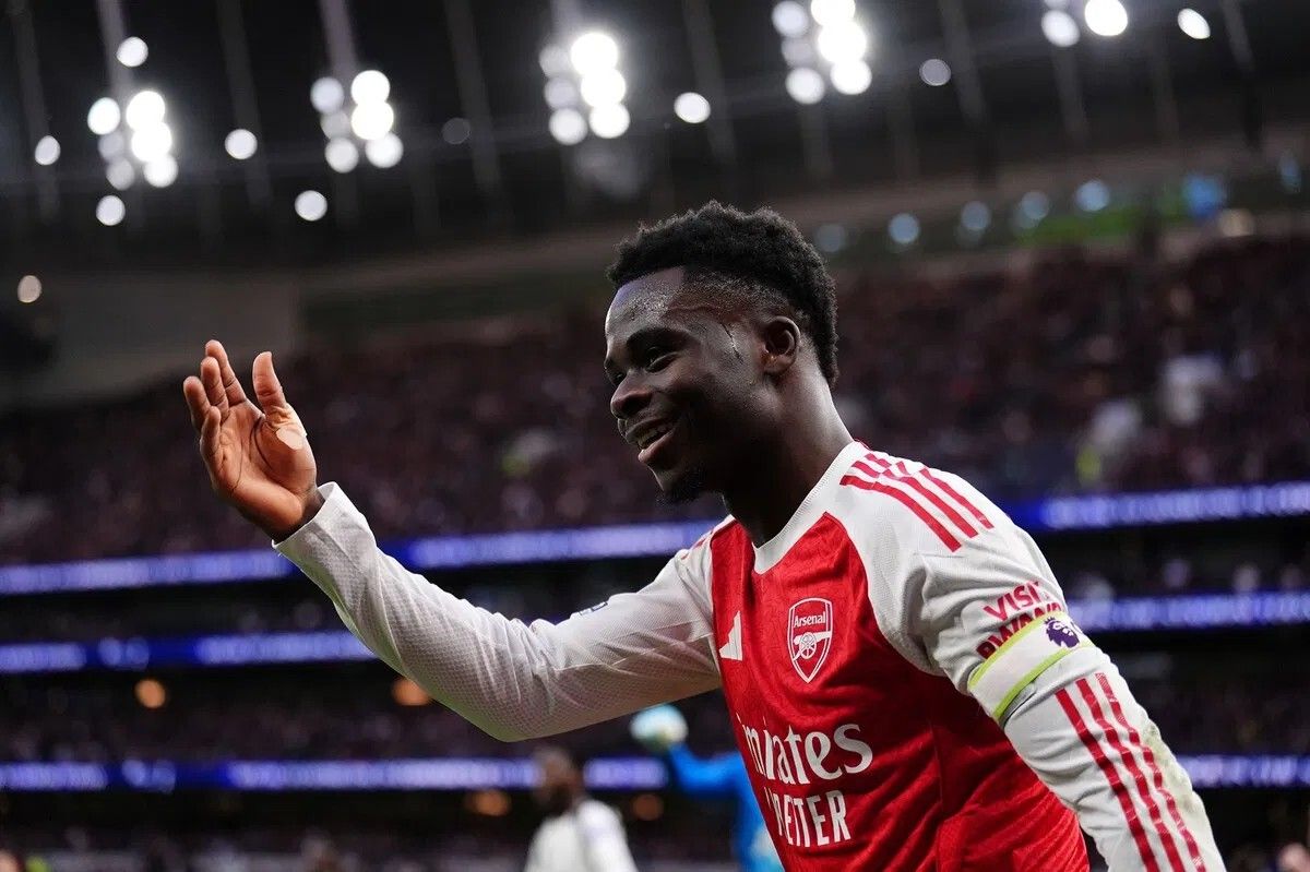 🏴󠁧󠁢󠁥󠁮󠁧󠁿 Bukayo Saka vs Premier League Wingers

◉ Key passes – 1st
◉ Shot assists – 1st
◉ Successful dribbles – 1st
◉ Offensive duels won – 1st
◉ Successful attacking actions – 1st
◉ Touches in box – 1st
◎ xG + xA – 2nd
◎ Expected assists – 2nd
◎ Dribble success rate % – 2nd