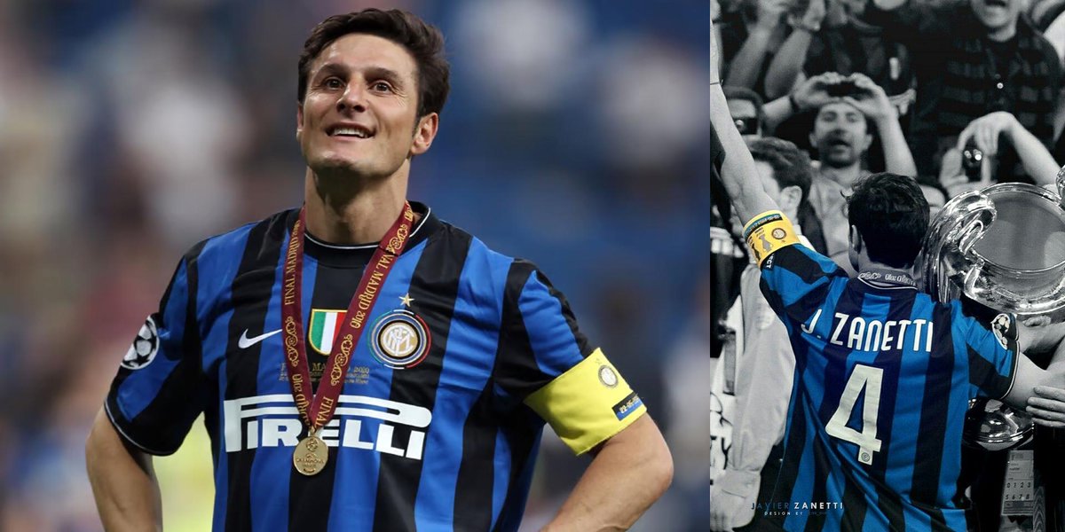 鉄人”と呼ばれたハビエル・サネッティ。 1995年から2014年までインテル