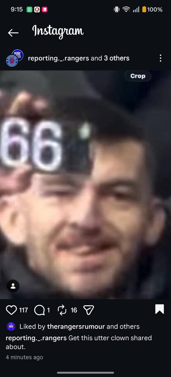 This is what Rangers have allowed into Ibrox stadium 🙄