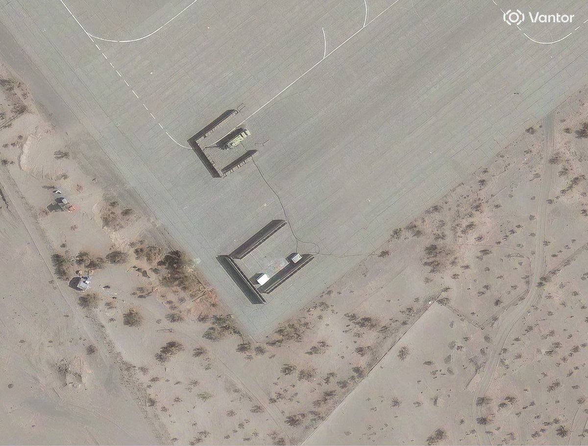 Troubleless_'s tweet photo. A satellite image of the destroyed Matla ul-Fajr radar at Zahedan Air Base in Sistan and Baluchestan Province in southern #Iran. https://t.co/8imOpt44xt