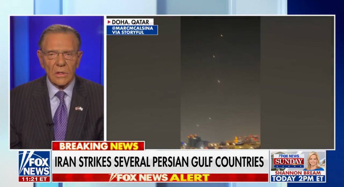 Eliabe76's tweet image. Confirmando as informações, a Fox News noticia que 3 países devem atacar o Irã a qualquer momento, segundo o analista estratégico sênior da Fox News, General Jack Keane. 

Via @areamilitarof