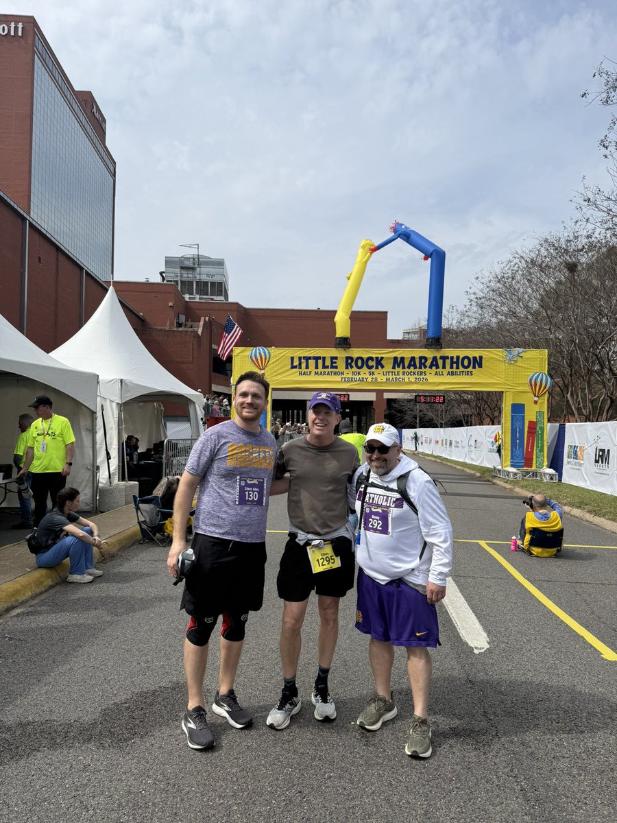 kennyjr65's tweet photo. What a day! The culmination of a lot of work. I am exhausted but accomplished. 26.2 miles and a lot of tears at the end. @Anthony92395 @addiemae1023 #LRmarathon https://t.co/r1WfDS63fl