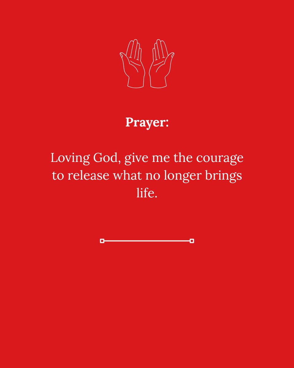 Redemptorist's tweet image. Lent teaches us to let go of what weighs us down. Fasting helps us recognise what distracts us from love and freedom. Lent asks us not just to give something up, but to make space for God to work within us. Scroll along for a prayer and challenge. 
#Lent #teach #fasting #prayer