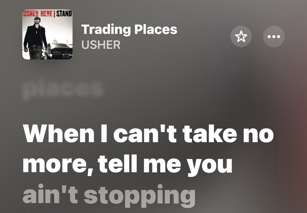 Usher singing about basically getting pegged in Trading Places was very wild