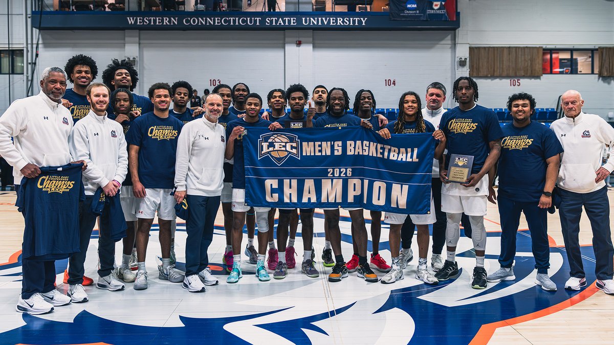 LittleEastConf's tweet photo. WestConn Men's Basketball Downs Keene State To Win LEC Championship Title #LEChoops #LECchamps #D3hoops #NCAAD3 @NCAADIII @NABC1927 @FloCollegeHoops @FloCollege @d3hoopsville @d3hoops 

https://t.co/Cvuenmg0PO https://t.co/kRQep4QAmH