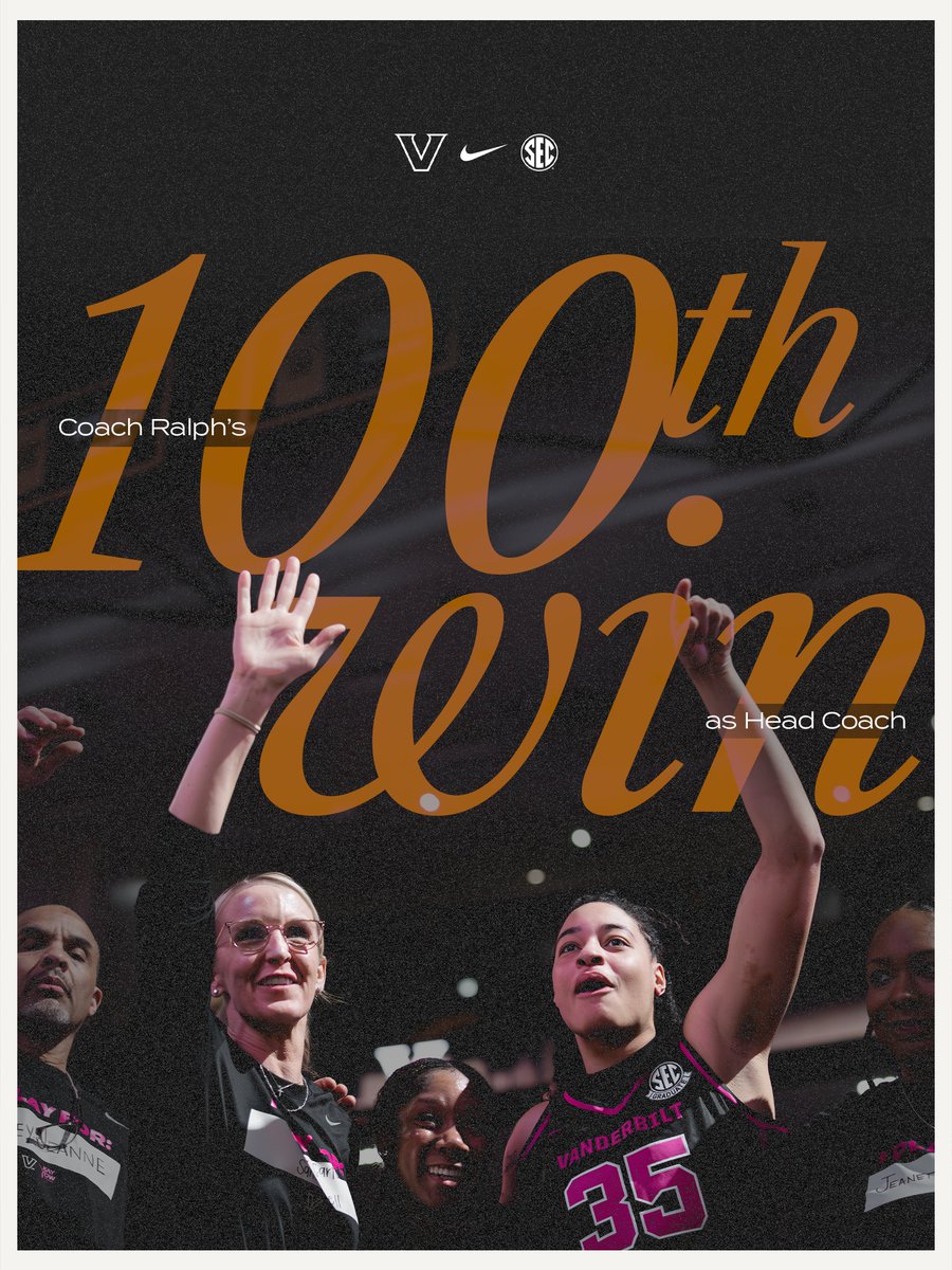 Congratulations to Coach Ralph on her 100th win as head coach 🤩