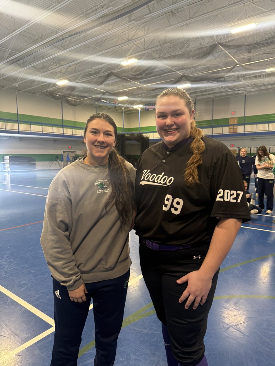 AddieScoble99's tweet photo. That you @EndicottSOFT for the amazing camp today! It was super organized and I loved hearing from all of the student athletes. I hope to be back soon! 
@VoodooSBRecruit @16uVoodoo https://t.co/iGR6wtPpUG