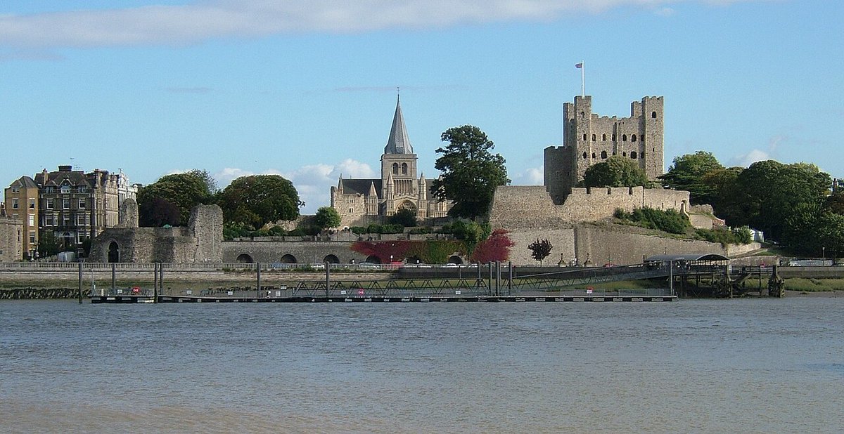 View of Rochester Castle, Kent