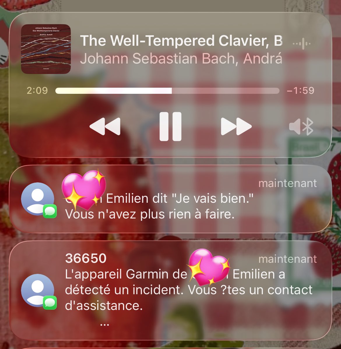 Je reçois des alertes quand #il se pete la gueule jm trop