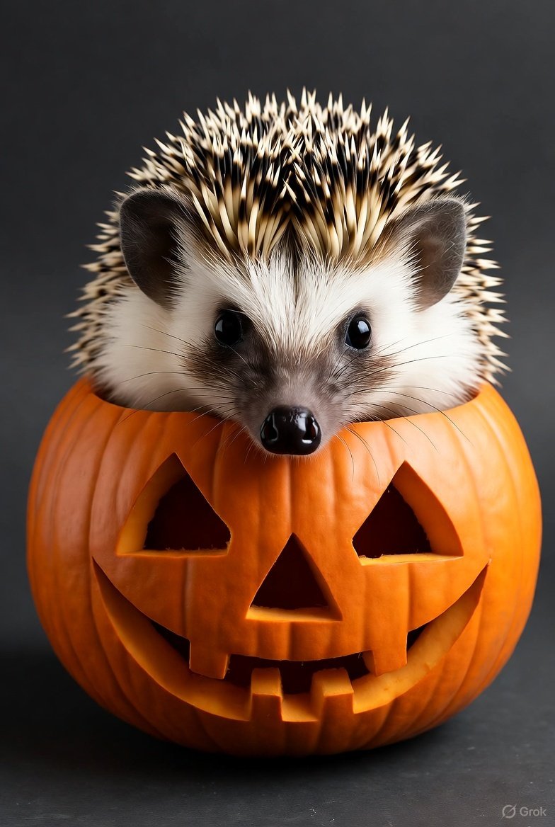 HedgehogsOfX's tweet image. #HedgehogsOfX #HedgehogsOfTwitter #pumpkins