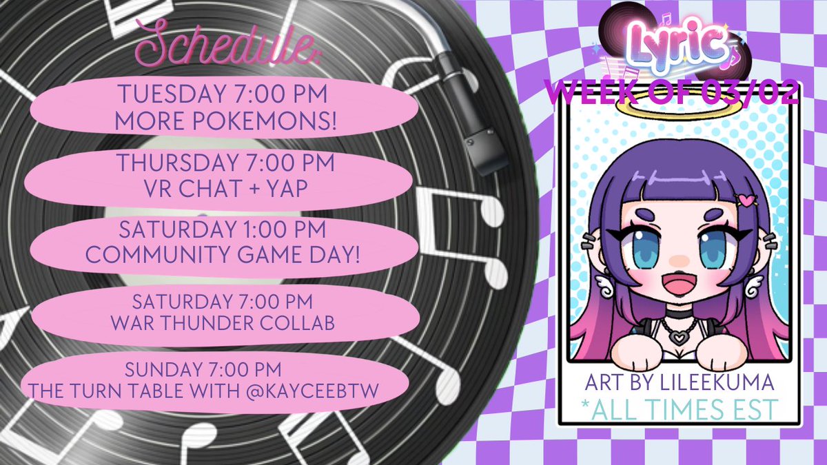 Lyric 💿🪽Vinyl Angel 🛼 Sk8ter Girl Arc tweet media