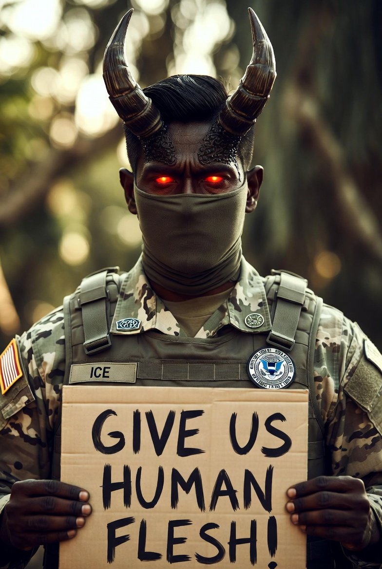 HedgehogsOfX's tweet image. #ICEagents #ICE #demons