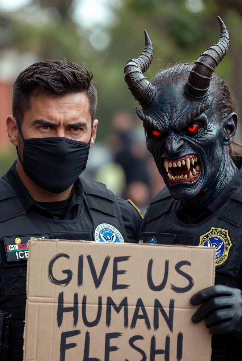 HedgehogsOfX's tweet image. #ICEagents #ICE #demons