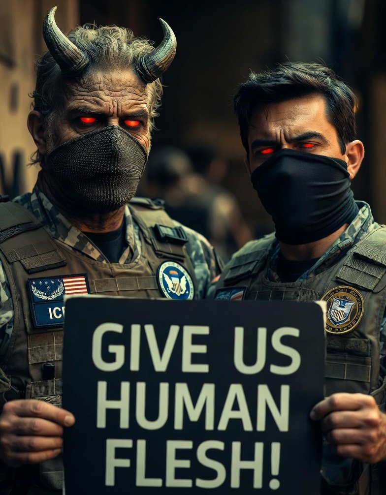 HedgehogsOfX's tweet image. #ICEagents #ICE #demons