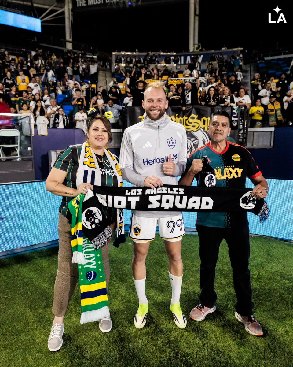 LAGalaxy's tweet photo. Back-to-back @LARiotSquad Man of the Match honors for João Klauss🍺 https://t.co/h7Fe2IalcA