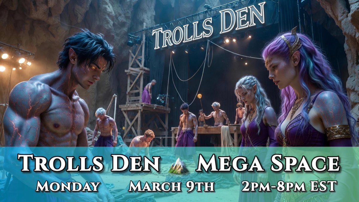 Trolls Den 🏔️ MEGA SPACE 🔥

We extend the application phase with another 24hrs to give more people a chance to get in 💜

New DEADLINE: Tuesday at 2pm EST ⏰ 

Current Line-Up:

Host 👑 
<a href="/TrollKingXPX/">Troll King XPX 🏔️</a>

Co-Hosts 🎙️ 
@jessicacrazycat
<a href="/TrollsDenX/">Trolls Den ⛰️</a>

Special Guests 🫱🏻‍🫲🏼 
<a href="/peanutt/">Peanut</a>