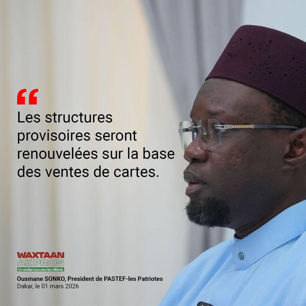 Awah_Juuf's tweet photo. #WaaxtaanAkPROS
Thread de quelques extraits des échanges de ce dimanche entre le Président Ousmane SONKO et les militants. 
A partager 🙏🏾
#PASTEF #LeProjet #OusmaneSONKO https://t.co/VkZ3QKHUQa