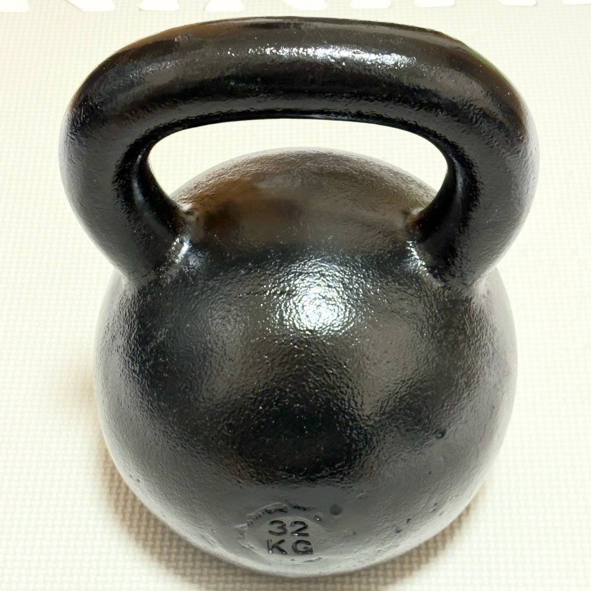 今日の筋トレ #ケトルベル 32㎏ スイング 20回3セット デッドクリーン