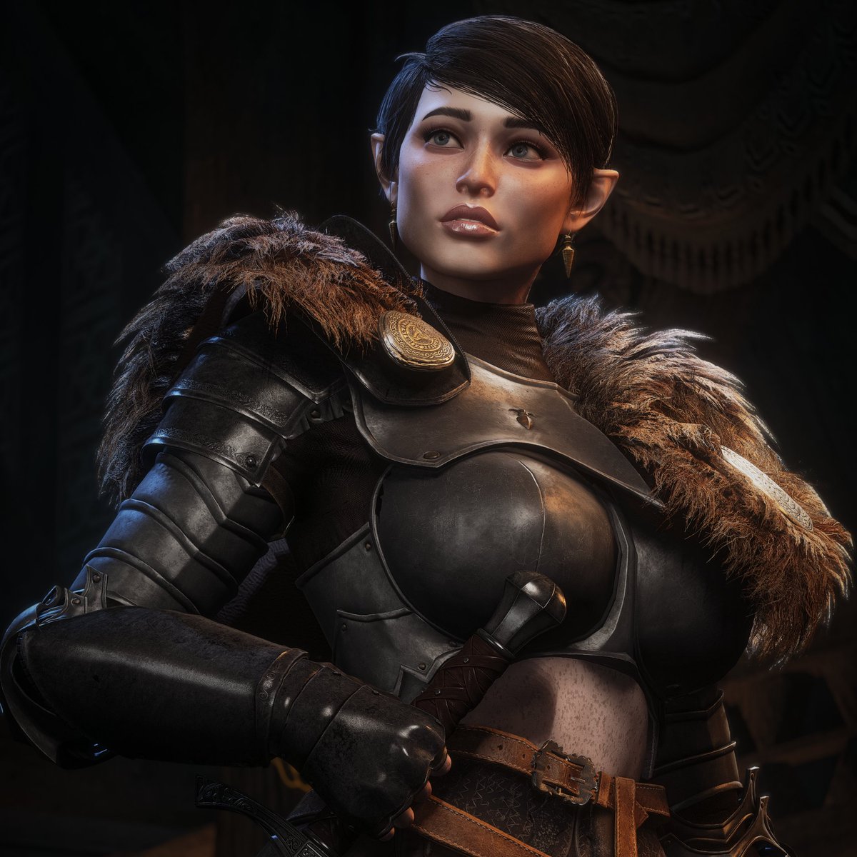 "The Companions claimed the land in the name of Ysgramor, Harbinger of us all, and made it free to all Nords." - Songs of the Return, Vol. 49

#SkyrimSE | #SkyrimMods | #VirtualPhotography | #ThePhotoMode | #VPWProtagonist