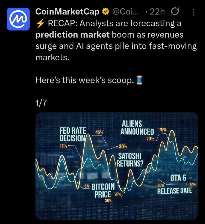 <a href="/kingboydarling/">chuks</a> Perfect narrative 🔥
The booming prediction market meets advanced AI — and the result is $PredictAI.

Get it on pancakeswap.

CA: 0x18bB1ca6083f65f8d77C39beacc6c2376B1CFFfF

Secure your bag to secure your future now.💰💰💰
#PredictAI
#DegenEdge