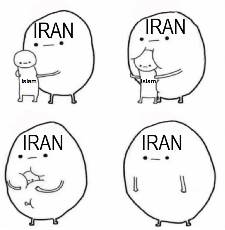 Chihiro8210's tweet photo. Simplified Iran, #Khamene eliminated https://t.co/qkp6woZbwv