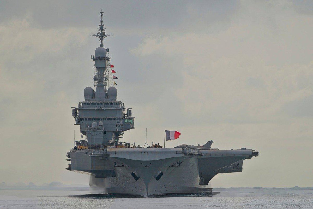 🟥 ÚLTIMA HORA | El ejército francés dice que no enviará el portaaviones Charles de Gaulle al Mediterráneo oriental.