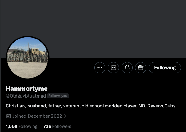 This Veteran replies more than he posts, but we all use this place differently, don't we?

Can we still support him?

<a href="/Oldguybtuatmad/">Hammertyme</a>