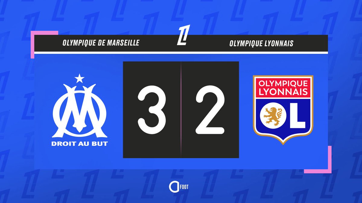 ⚽ BUUUUUUUUUTTTT DE AUBAMEYANG !!!! LE VOLCAN EXPLOSE !!!!!!  🌋💙🤍

MARSEILLE  3-2  LYON