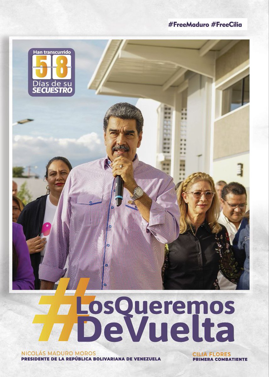 GabrielMon45781's tweet photo. #FreeMaduro #FreeCilia ¡Ustedes no están solos, toda la nación los acompaña en este difícil momento!" https://t.co/WtW6YQ3tvA