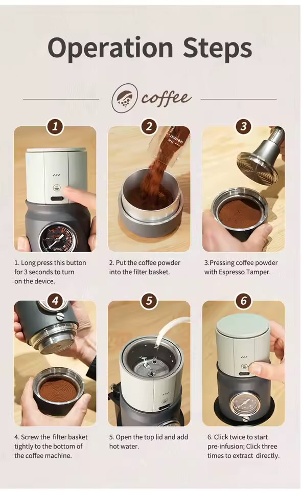 cofe_Za's tweet photo. اذا تدور على مكينة تسويلك قهوة في كل وقت وزمان 😻☕️.

ماكينة إسبريسو كهربائية محمولة من STARSEEKER Super58 مناسبة للسفر او فالسيارة 👌🏼.

كان سعرها 1485 والان 757 وتشحن من السعودية ومجاني 🚚💸.

https://t.co/cxpmpbM7NZ https://t.co/4PUyVuBah3